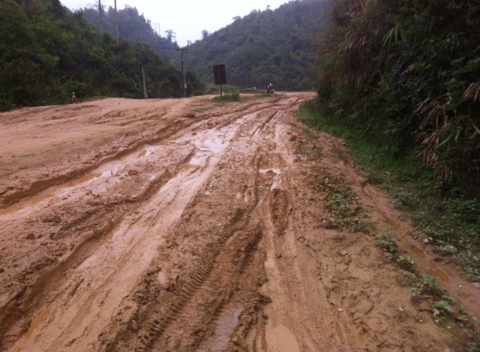 Demasiado barro para la moto
